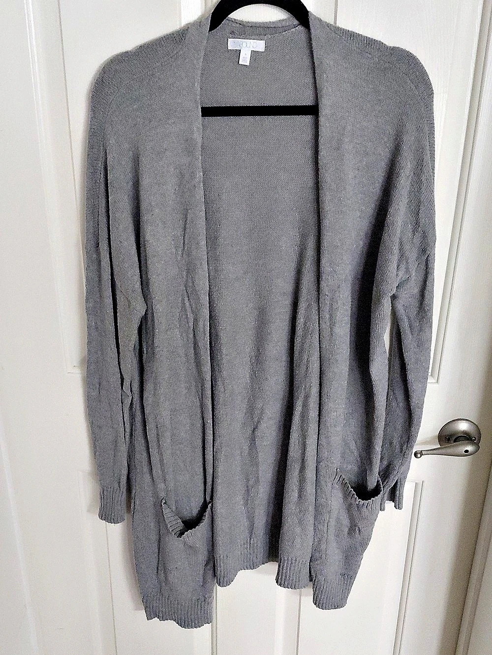 ABOUND Open Front Cardigan in Gray Size XL Like New